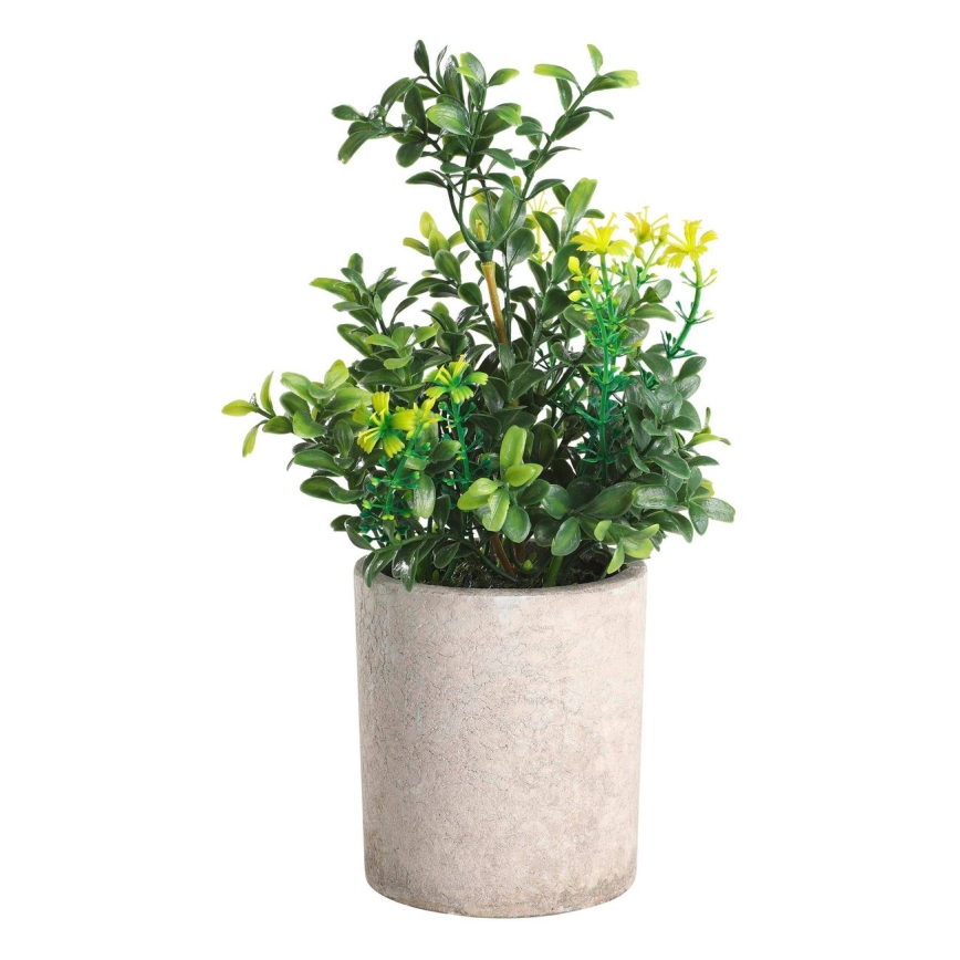 Eglo - Kunstplant in een bloempot 25x15 cm