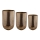 Eglo 428097 - SET van 3 metalen vazen OKAYAMA 77x51 cm bronskleurig