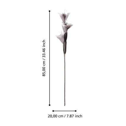Eglo - Fleur artificielle 85 cm violet