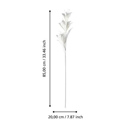 Eglo - Kunstbloem 85 cm wit