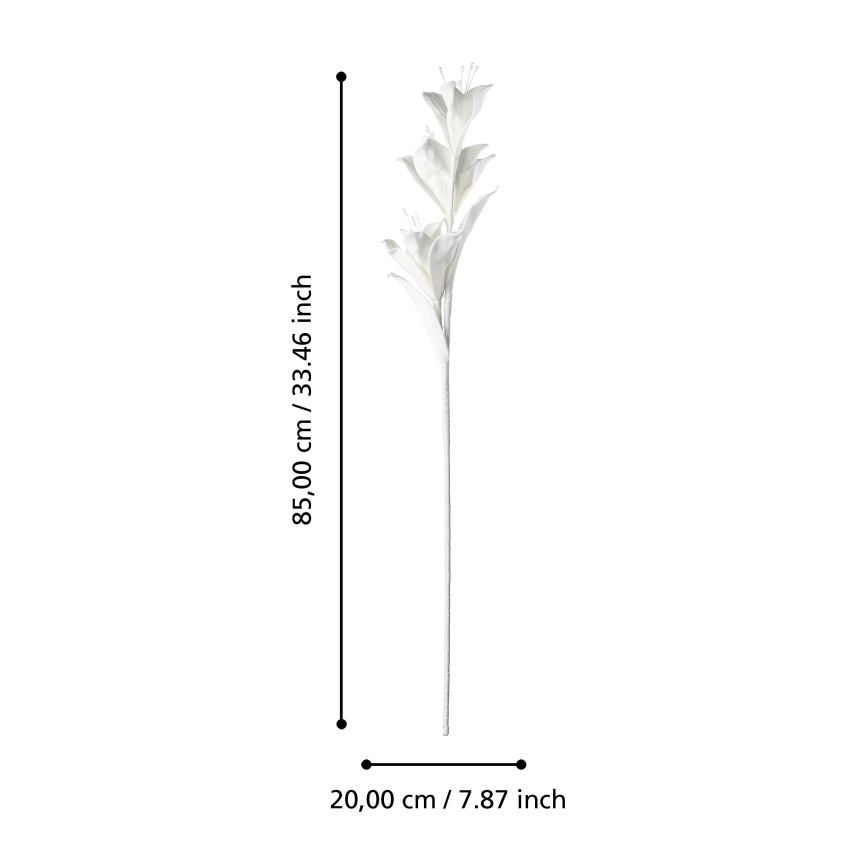 Eglo - Kunstbloem 85 cm wit