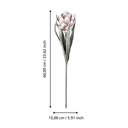 Eglo - Kunstbloem 60 cm roze