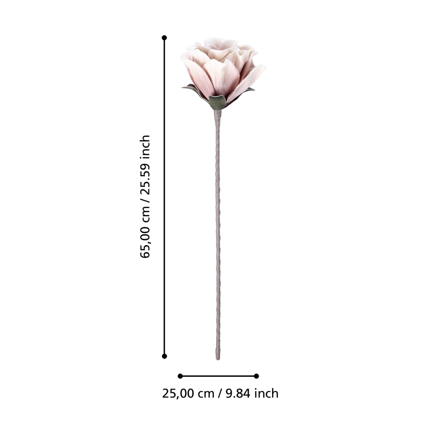 Eglo - Kunstbloem 65 cm roze