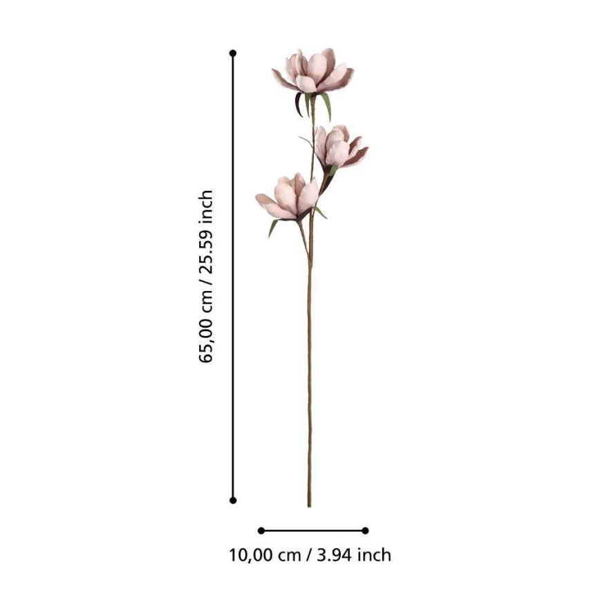 Eglo - Kunstbloem 65 cm roze