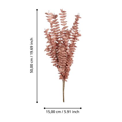 Eglo - Kunstbloem 50 cm rood