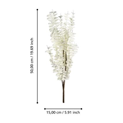 Eglo - Kunstbloem 50 cm wit