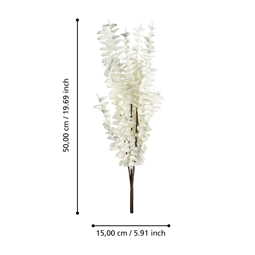 Eglo - Kunstbloem 50 cm wit