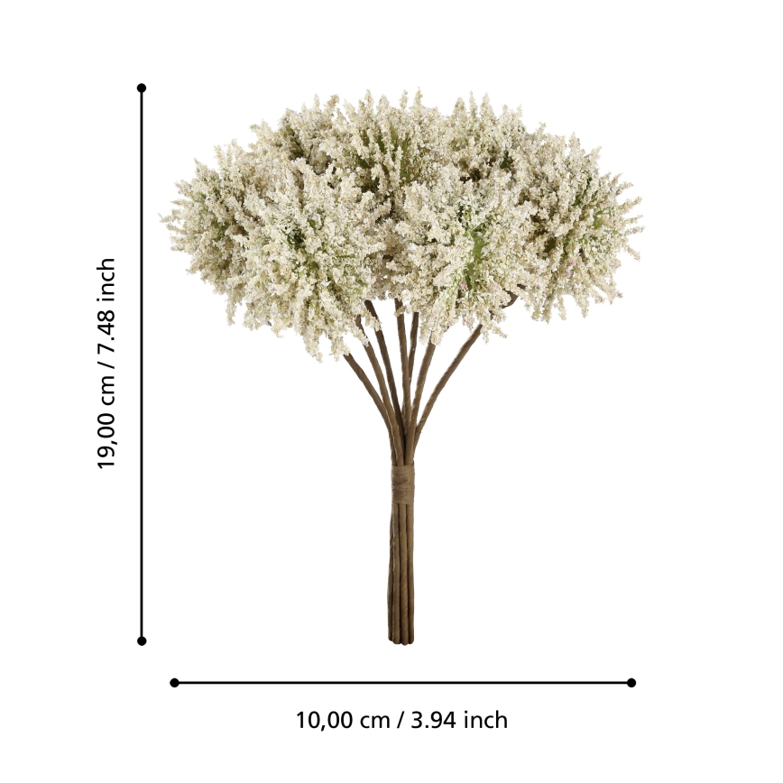 Eglo - Kunstbloem 19 cm geel