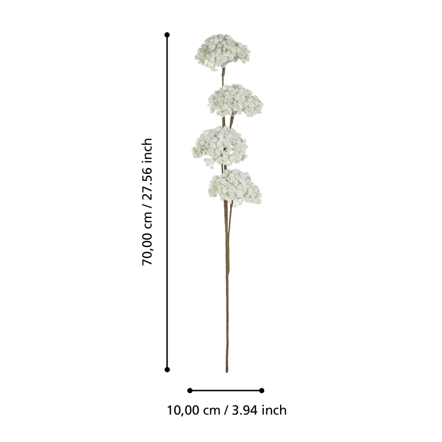 Eglo - Kunstbloem 70 cm wit