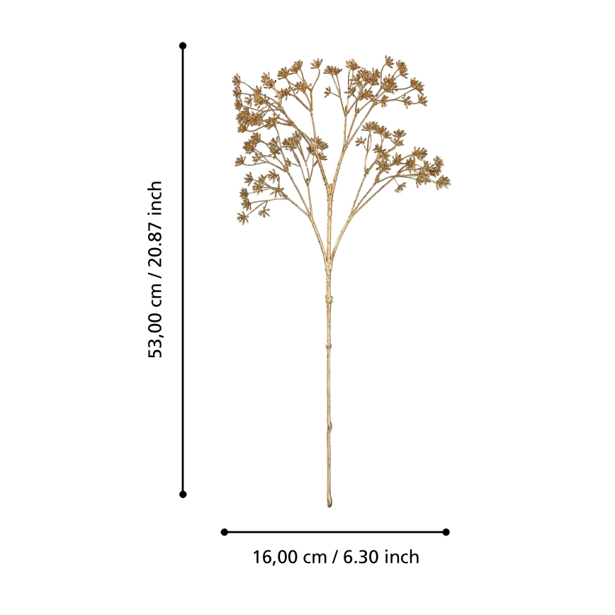 Eglo - Kunstbloem 53 cm goud