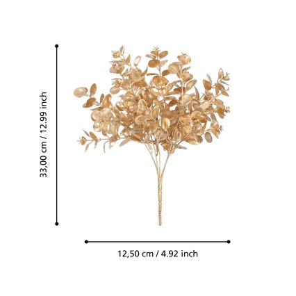 Eglo - Kunstbloem 33 cm goud