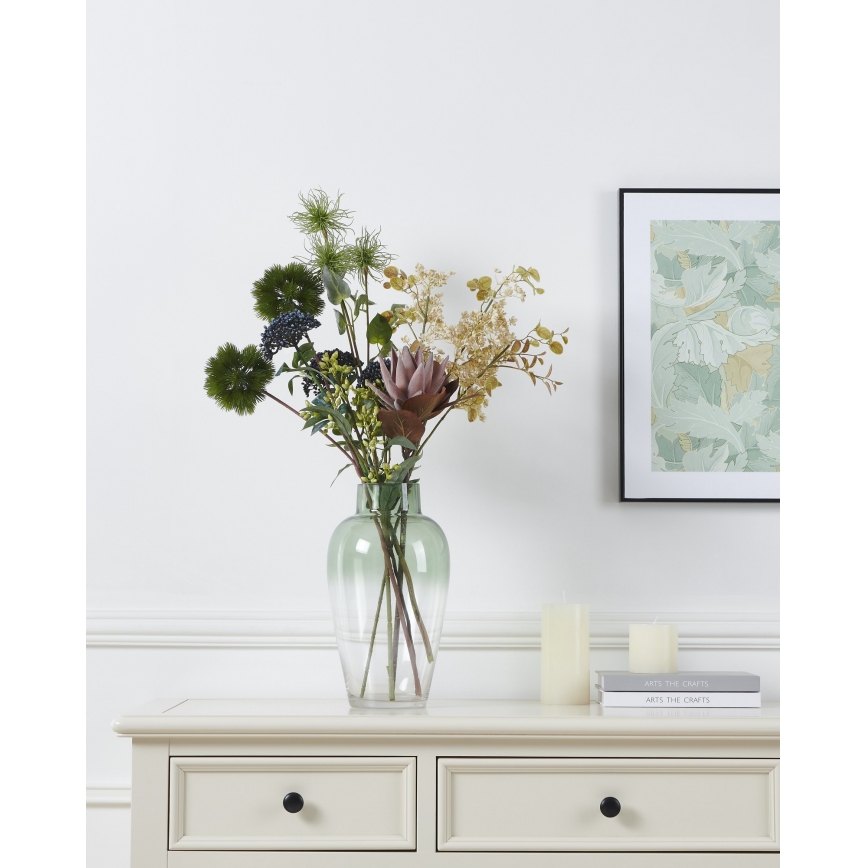 Eglo - Fleur artificielle 53 cm rose