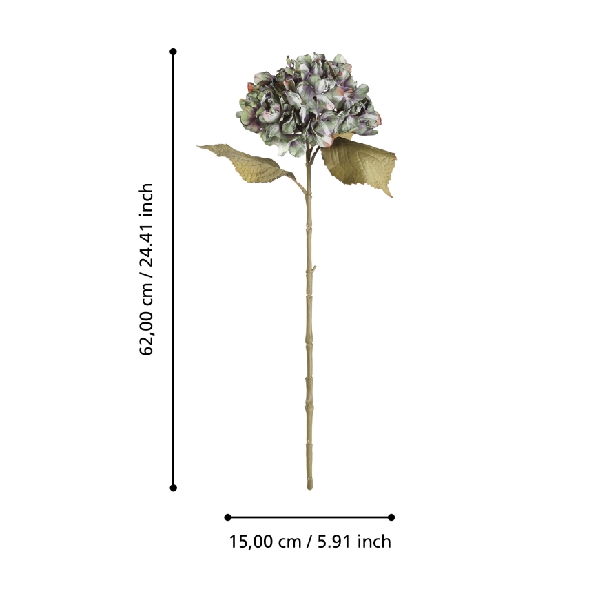 Eglo - Kunstbloem 62 cm groen