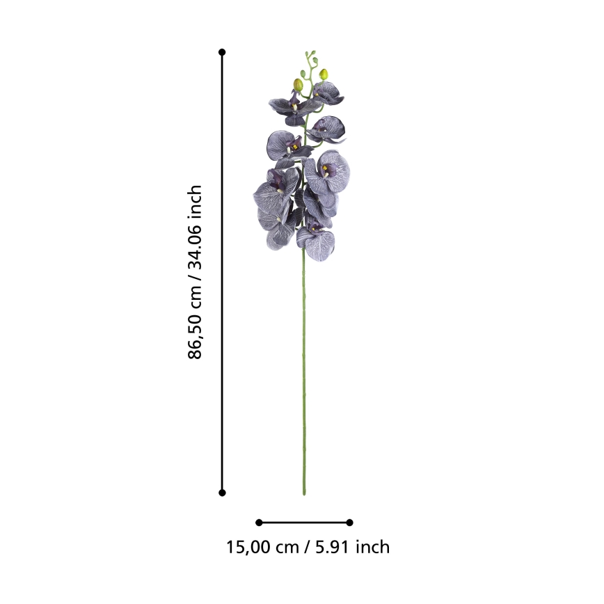 Eglo - Fleur artificielle 86,5 cm violet