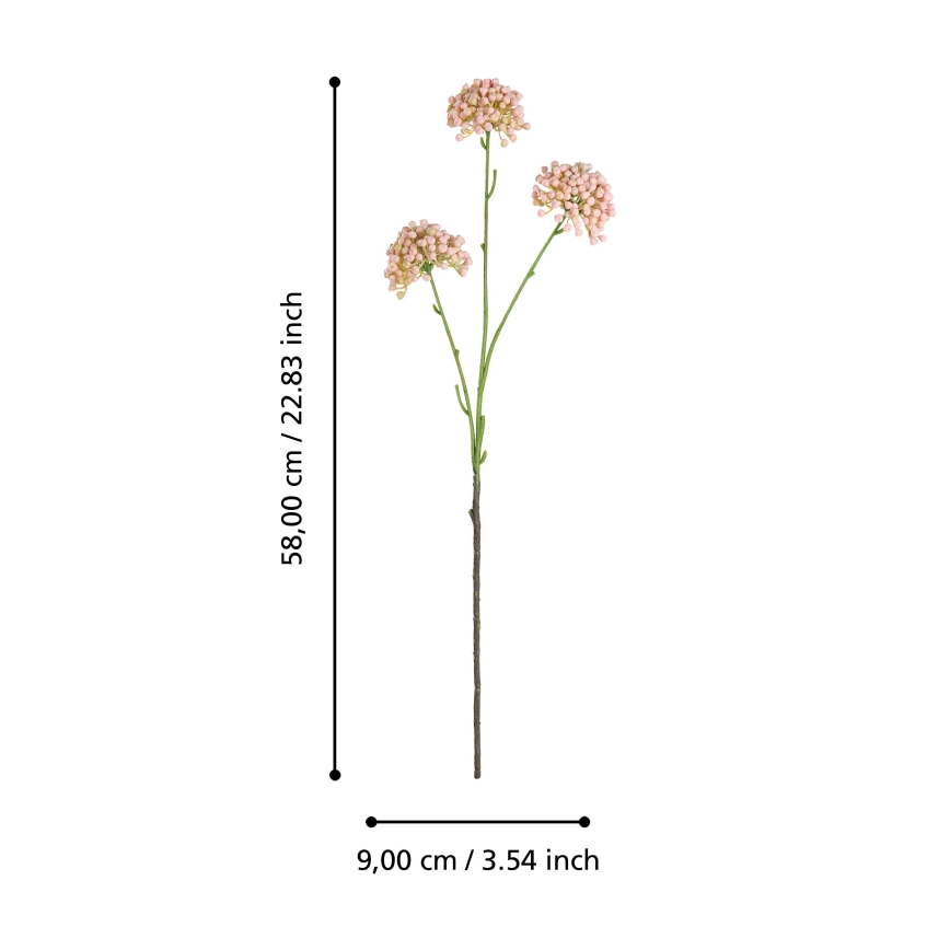 Eglo - Kunstbloem 58 cm roze