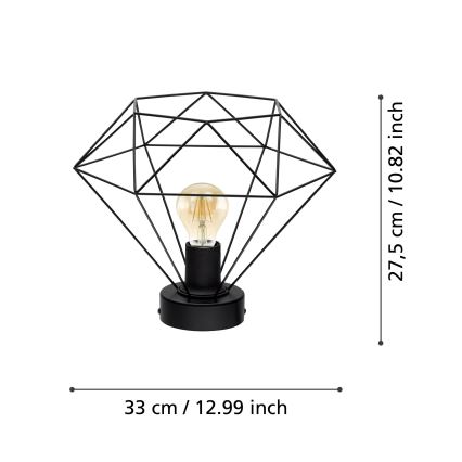 Eglo - Plafondlamp 1x E27 / 60W / 230V