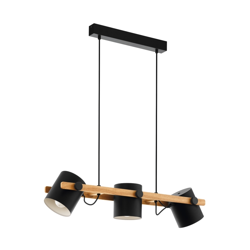 Eglo - Hanglamp aan koord 3x E27 / 60W / 230V