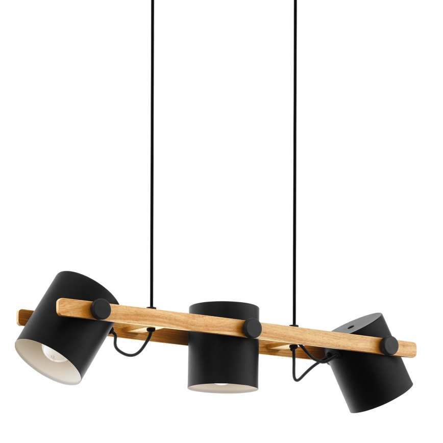 Eglo - Hanglamp aan koord 3x E27 / 60W / 230V