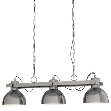 Eglo - Hanglamp aan ketting 3x E27 / 28W / 230V