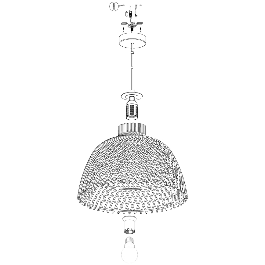 Eglo - Suspension avec fil 1xE27/40W/230V