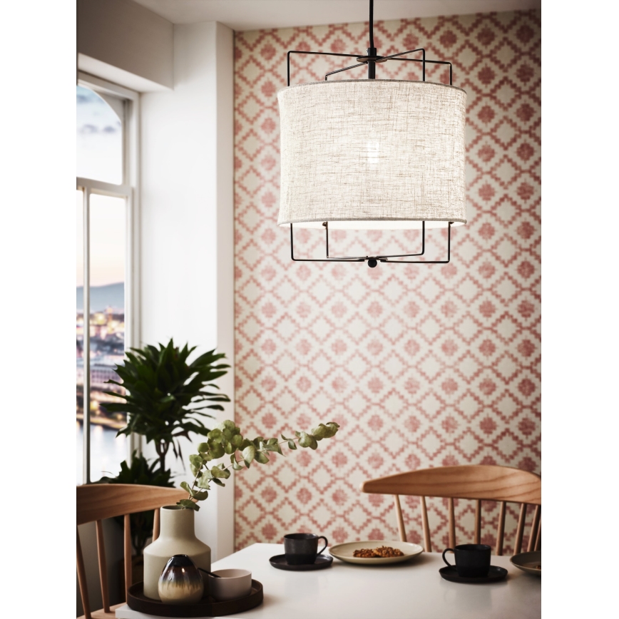Eglo - Hanglamp aan koord 1xE27/60W/230V diameter 400mm