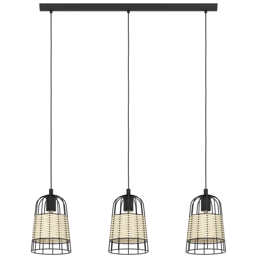 Eglo - Suspension avec fil 3xE27/40W/230V