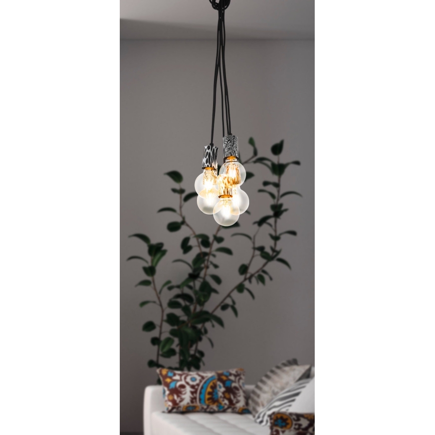 Eglo 43314 - COULSDON hanglamp met kabel, 5x E27/10W/230V