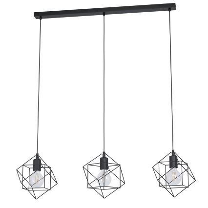 Eglo - Suspension avec fil 3xE27/60W/230V