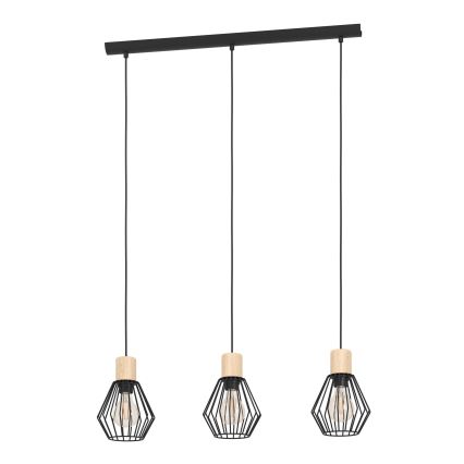 Eglo - Hanglamp aan koord 3xE27/60W/230V