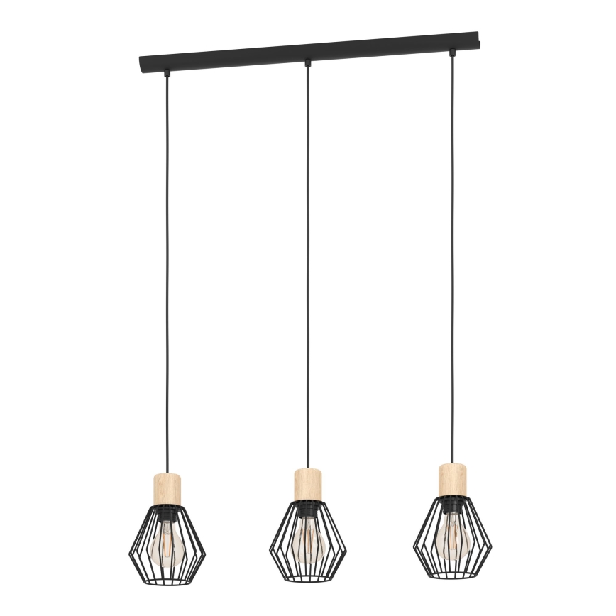 Eglo - Hanglamp aan koord 3xE27/60W/230V