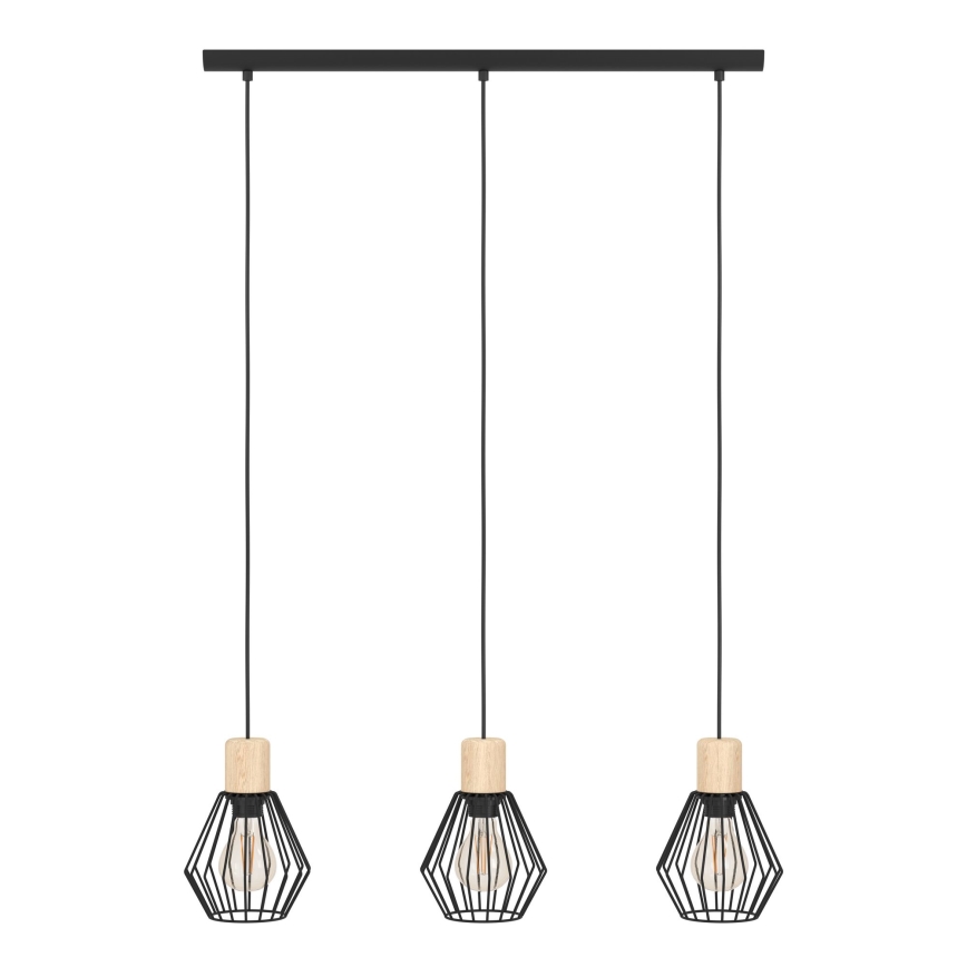 Eglo - Hanglamp aan koord 3xE27/60W/230V