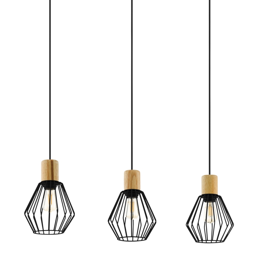 Eglo - Hanglamp aan koord 3xE27/60W/230V