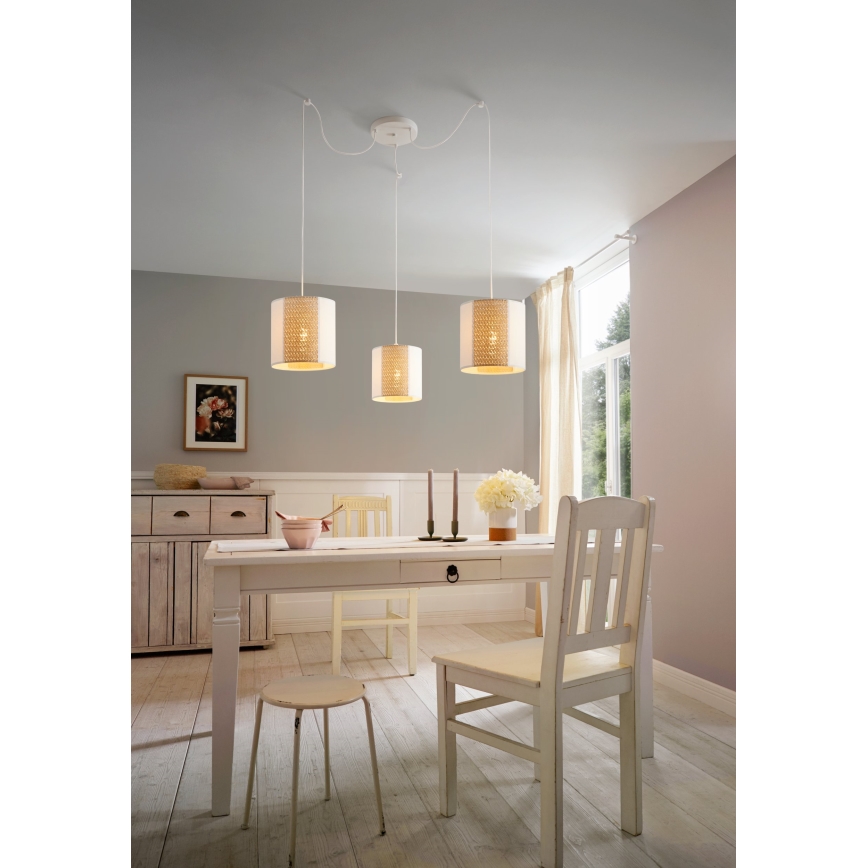 Eglo - Suspension filaire 3xE27/40W/230V araignée