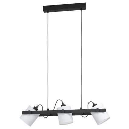 Eglo - Hanglamp aan koord 3xE27/28W/230V