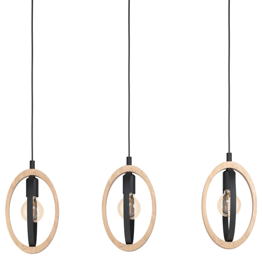 Eglo - Suspension avec fil 3xE27/40W/230V