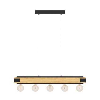 Eglo - Suspension avec fil 5xE27/60W/230V
