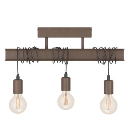 Eglo - Lustre monté en surface TOWNSHEND 3xE27/60W/230V
