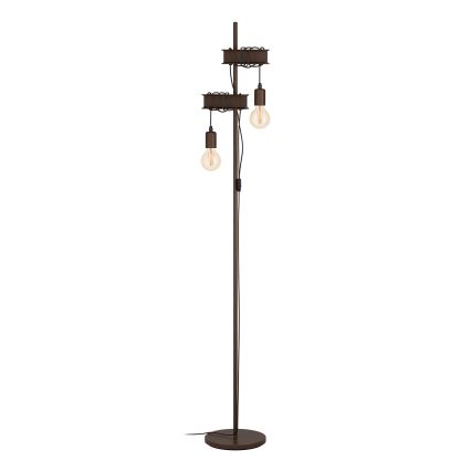Eglo - Lampadaire TOWNSHEND 2xE27/10W/230V