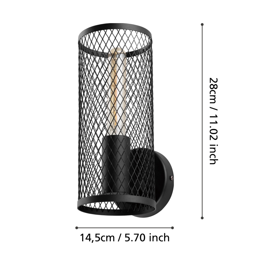Eglo - Wandlamp 1xE27/40W/230V