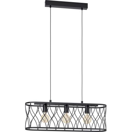 Eglo - Hanglamp aan een koord 3xE27/40W/230V
