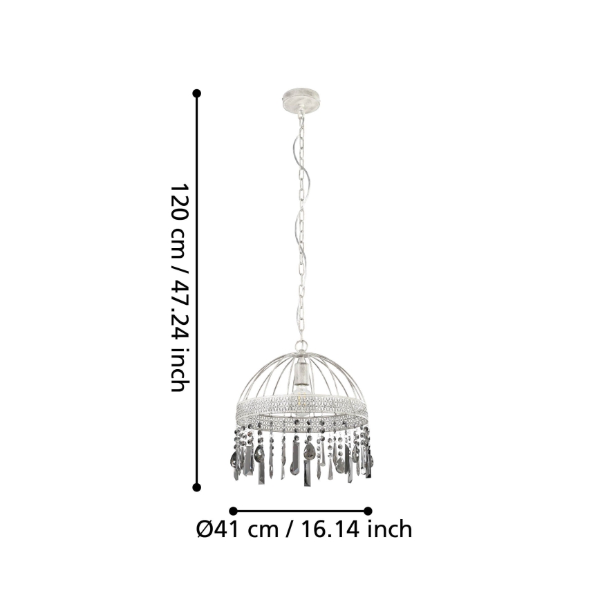 Eglo - Suspension filaire 1xE27/40W/230V