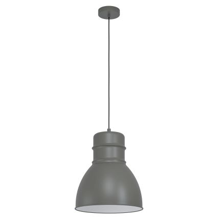 Eglo - Hanglamp aan een koord 1xE27/60W/230V grijs