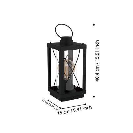 Eglo - Lampe de table 1xE27/60W/230V