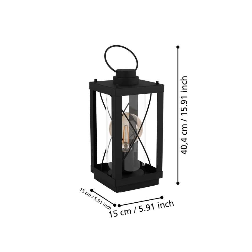 Eglo - Lampe de table 1xE27/60W/230V