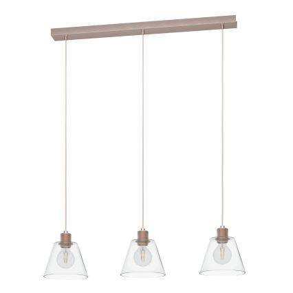 Eglo - Hanglamp aan een koord 3xE27/40W/230V