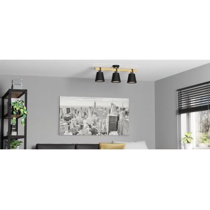 Eglo - Bevestigde hanglamp 3xE27/10W/230V