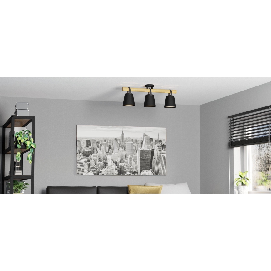 Eglo - Bevestigde hanglamp 3xE27/10W/230V