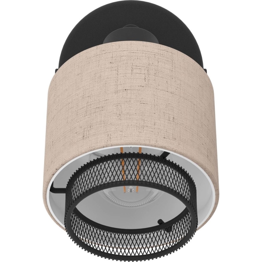 Eglo - Wandspot 1xE14/40W/230V zwart/beige