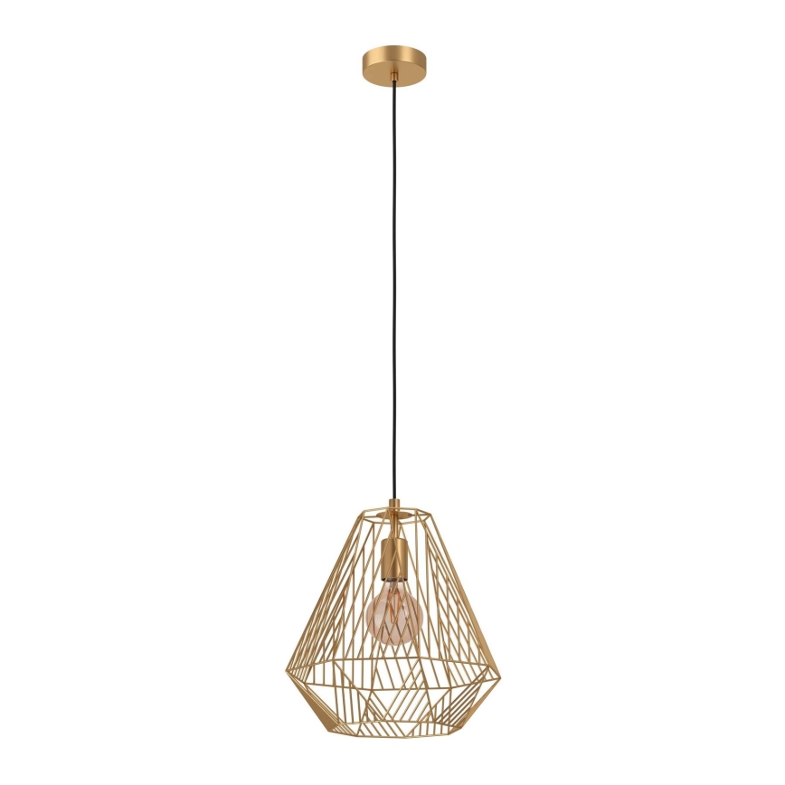 Eglo - Suspension filaire 1xE27/40W/230V dorée