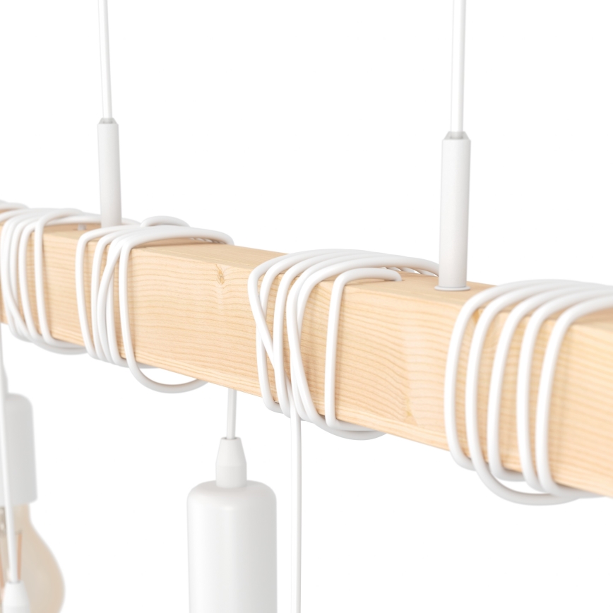 Eglo - Hanglamp aan een koord TOWNSHEND 6xE27/60W/230V - FSC gecertificeerd